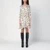 Isabel Marant Octavia Printed Mini Silk Dress In Multi