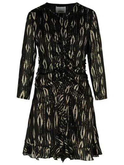 Isabel Marant Octavi Mini Dress In Multi