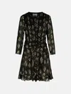 Isabel Marant 'octavia' Black Silk Dress In Black