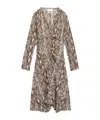 Isabel Marant Women Octavia Printed Mini Dress In Brown