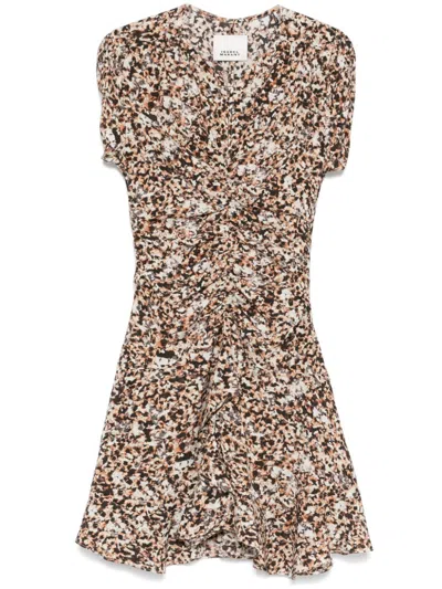 Isabel Marant Octavia Minikleid In Brown