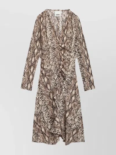 ISABEL MARANT OCTAVIA PRINTED MINI DRESS