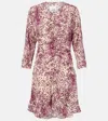 Isabel Marant Octavia Mini Dress In Multicoloured