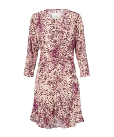 Isabel Marant Octavia Printed Silk-blend Minidress In Multi