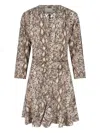Isabel Marant Octavia Shirt Midi Dress In Beige