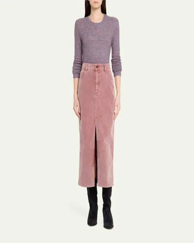 Isabel Marant Odalie Skirt In Sepia Rose In Multi