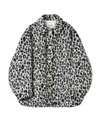 Isabel Marant Woman Jacket White Size 8 Virgin Wool In Black