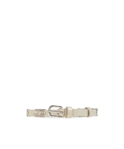 Isabel Marant Odena Buckled Belt In Nude