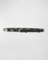 Isabel Marant Odena Belt In Black Silver