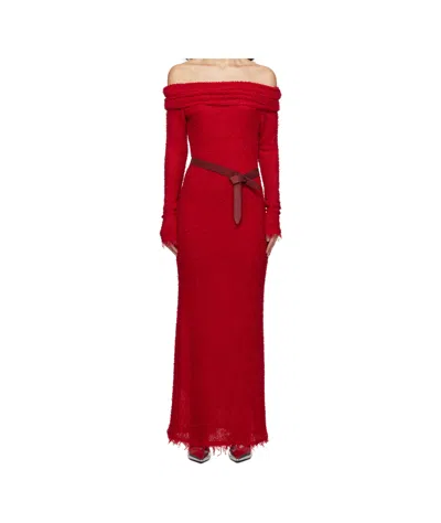 ISABEL MARANT OFF SHOULDER DRESS