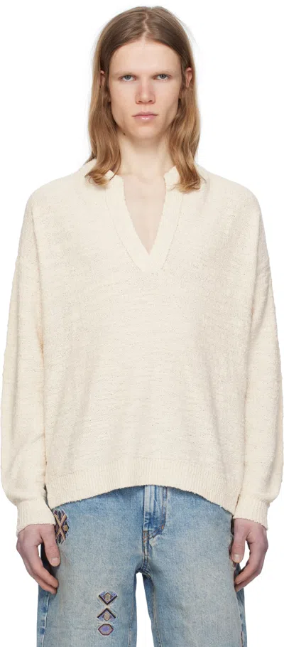 Isabel Marant Off-white Arnold Sweater In Ecru
