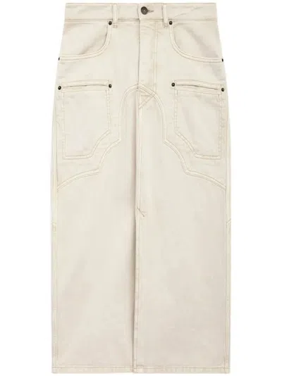 ISABEL MARANT WHITE BRITT SKIRT