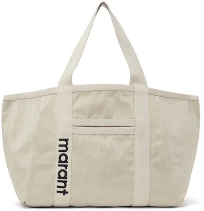Isabel Marant Off-white Darwen Tote In 23ec Ecru