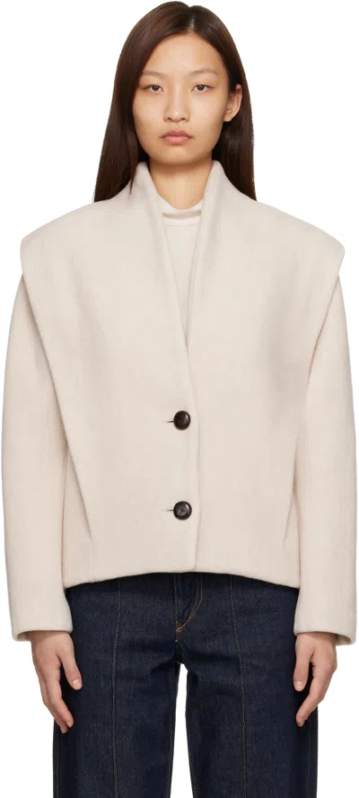 Isabel Marant Off-white Dyogo Jacket In Neutral