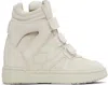 Isabel Marant Im3 Hidden-wedge Sneakers In Chalk