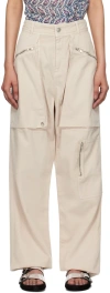 Isabel Marant Pants Jolande In 23ec Ecru