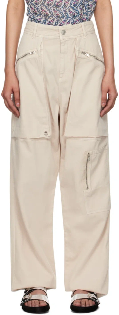 ISABEL MARANT OFF-WHITE JOLANDE JEANS