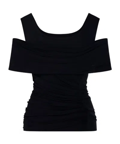 Isabel Marant Off-shoulder Top In Black