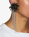 Isabel Marant Beaded-embellished Chain Earrings In Metallic