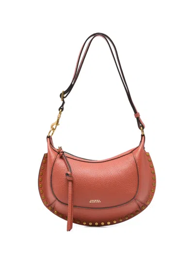 Isabel Marant Okasan Moon Leather Shoulder Bag In Brown