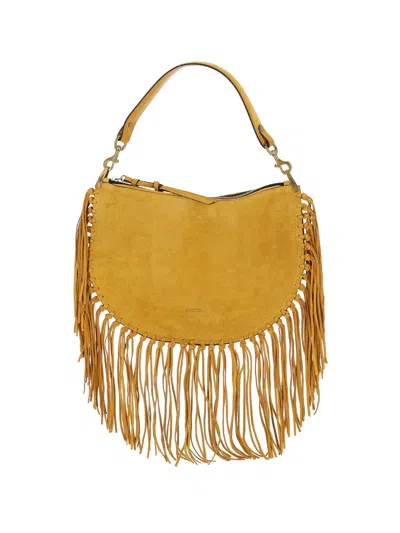 Isabel Marant Oksan Soft Small Bag In Yellow