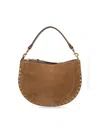 Isabel Marant Oksan Soft Shoulder Bag In Brown