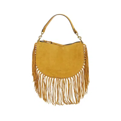 Isabel Marant Oksan Soft Small Bag In Yellow