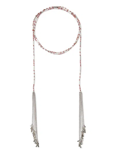 Isabel Marant Olathe Necklace In Red