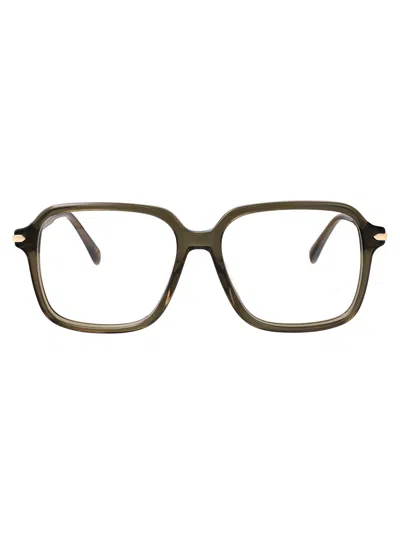 Isabel Marant Olive Acetate Glasses In Brown