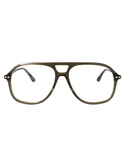 Isabel Marant Olive Acetate Glasses In White