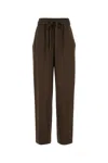 Isabel Marant Women Mud Viscose Blend Kendra Pant