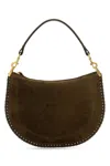 Isabel Marant Olive Green Suede Oskan Shoulder Bag