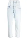 Isabel Marant Oliviani High-rise Skinny-leg Jeans In Blue