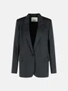 Isabel Marant 'omelia' Black Virgin Wool Blend Blazer