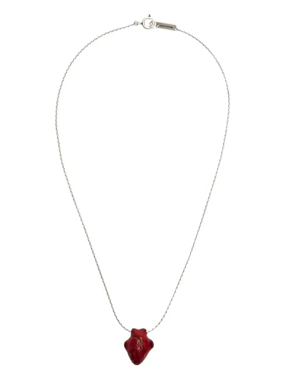 Isabel Marant On My Heart Necklace In Metallic