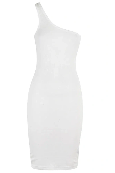 Isabel Marant One Shoulder Midi Dress In White