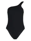 Isabel Marant Sage One-shoulder Swimsuit In Black