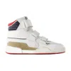 Isabel Marant Oney High Sneakers In White