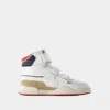 Isabel Marant Oney High Sneakers In White