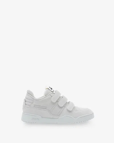 Isabel Marant Oney Low Sneakers In Chalk