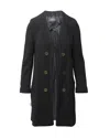 Isabel Marant Open Coat In Black Polyamide In Black