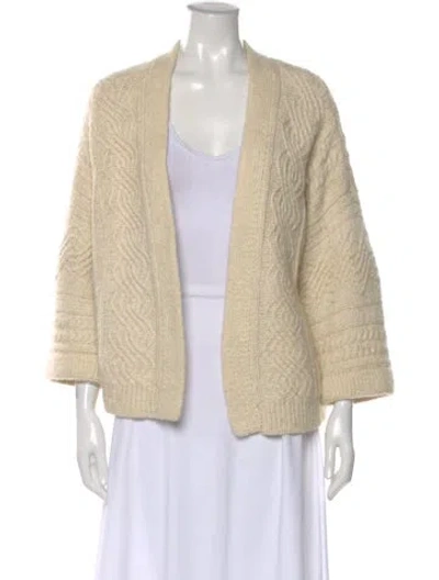 Pre-owned Isabel Marant Open Front Sweater In Neutral