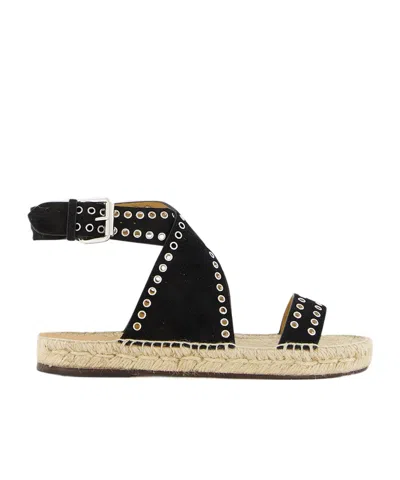 ISABEL MARANT OPEN TOE FLAT SANDALS