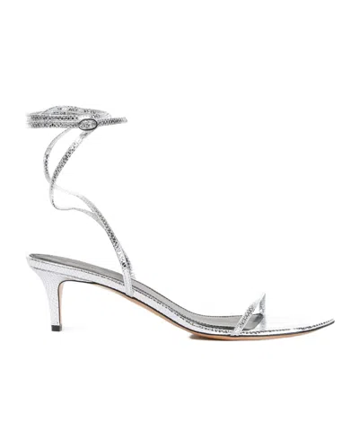 ISABEL MARANT OPEN-TOED HIGH-HEELED SANDALS