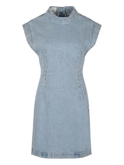Isabel Marant Open-back Dress In Blue