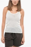 Isabel Marant Openwork Dorsia Tank Top In White