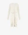 Isabel Marant Ophelie Midi Dress In Ecru