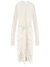 Isabel Marant Ophelie Midi Dress In Neutrals