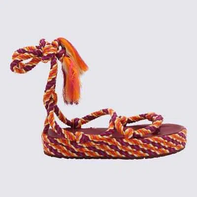 Pre-owned Isabel Marant Orange Rope Erol Sandals 36 It
