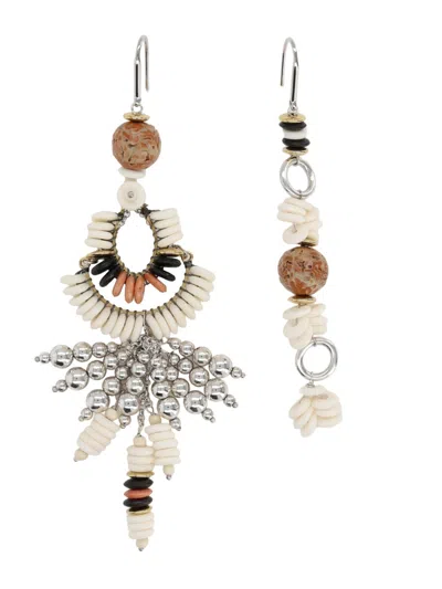 Isabel Marant Multicolor Lyna Dangler Earrings In Metallic